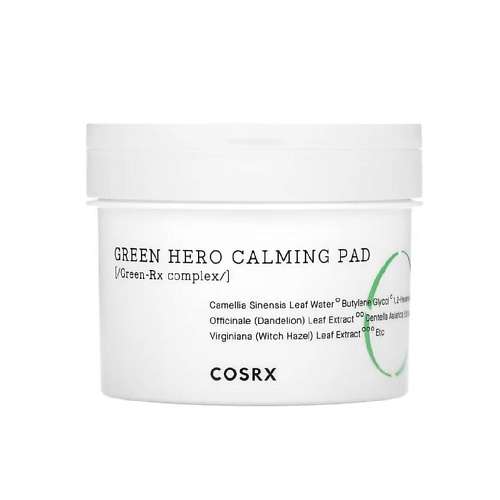 COSRX Успокаивающие диски Green Hero Calming Pad