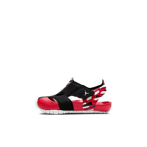 Jordan X Flare Крючок И Петля Обувь Для Малышей Черно-красный