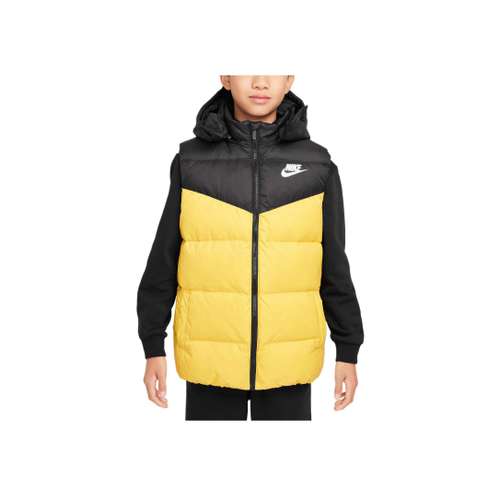 Nike Пуховый жилет Желтый для подростков