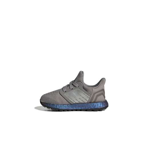 Adidas Ultra Boost Дышащая Низкая Обувь для Малышей Серый Синий Для Младенцев и Малышей