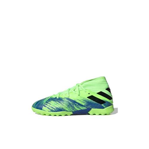 Adidas Nemeziz Противоскользящие Амортизирующие Низкие Детские Футбольные Бутсы Зеленые Детские