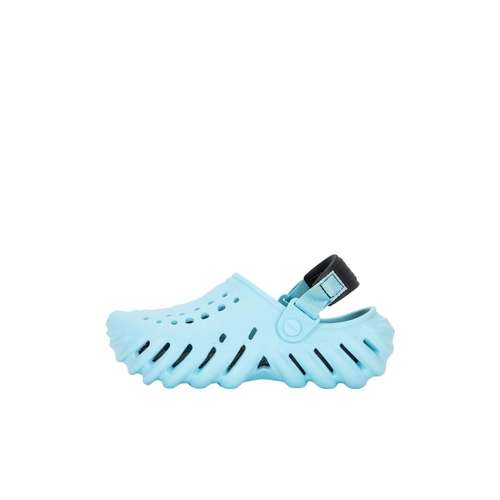 Crocs Echo Clog K Удобные противоскользящие анти-КИК детские сандалии синие для детей