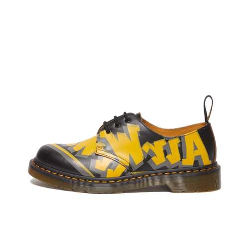 Dr.Martens Кожа Мода Тренд Низкие Кеды Повседневная Обувь Унисекс Черные