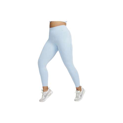 Nike Universa Леггинсы Женские Светло-Синие Серые