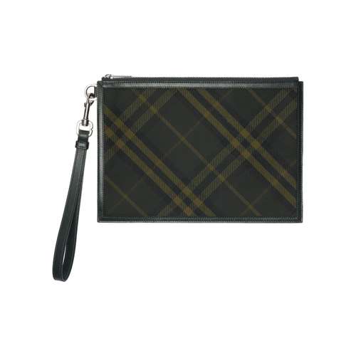 Burberry Полиэстер Волокно Клатч Мужской Темный Тон
