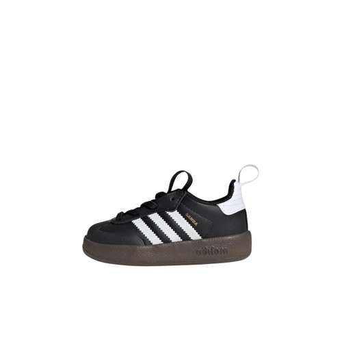 Adidas Originals Устойчивая к истиранию низкая обувь для малышей Черный Белый для младенцев и малышей