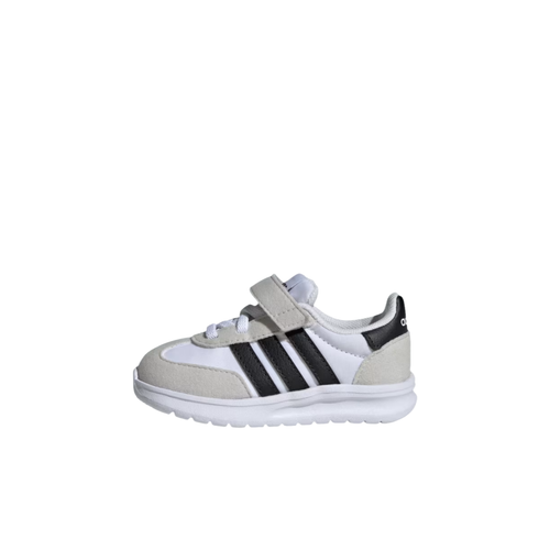 Adidas Run 70S Устойчивая к истиранию Низкая Обувь для малышей Белый Серый для младенцев и малышей