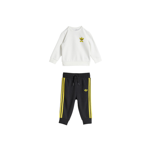 Adidas Originals Повседневная спортивная одежда CREW SET Белый Черный для младенцев и малышей