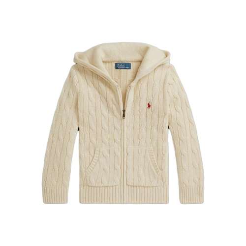Свитер Polo Ralph Lauren из коллекции 2026 New Year зимний кремово-белый для детей 3-7 лет