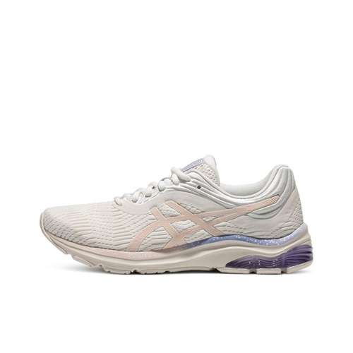Asics Gel Impulse 11 Текстиль Синтетическая кожа Низкий топ Беговые кроссовки Женские Коричневый Розовый