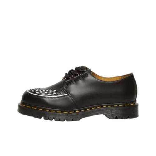 Dr.Martens Кожа Низкие Повседневные Туфли Унисекс Черные
