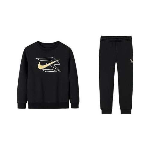 Nike Повседневная спортивная одежда 3Brand Глубокий черный Детские Возраст 3-7 лет