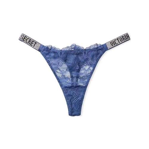 VICTORIA'S SECRET Стринг Женский 1 Упаковка Синий