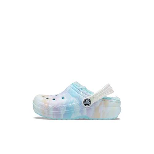 Crocs Classic clog Lined Out Of The Мир Сабо резиновые Светло-синий Детский