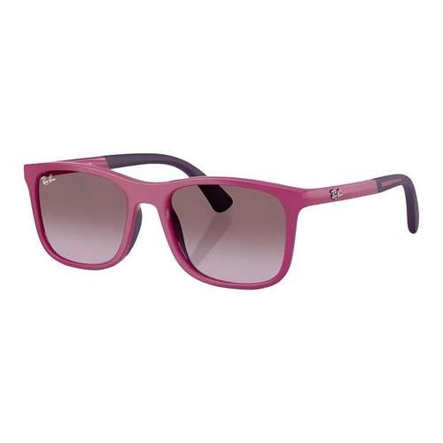 RayBan Вытесанные из лома Квадратные Солнцезащитные очки Детские Розовые
