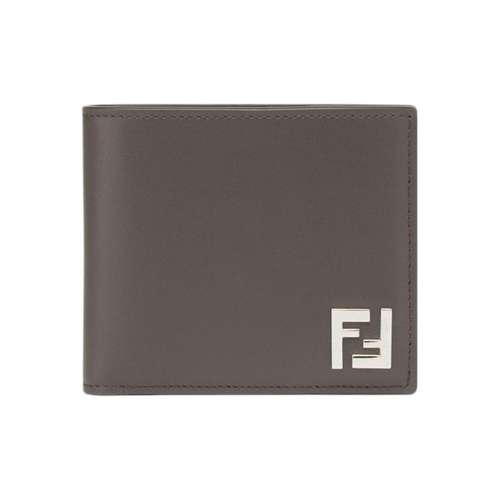 FENDI Мужской кошелек из телячьей кожи коричневый