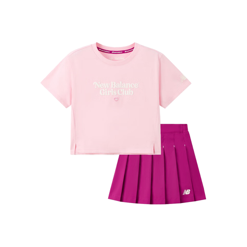 Детский комплект New Balance для девочек 3-7 лет 2 предмета волшебный цвет