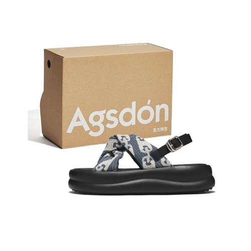 AGSDON Ткань One Шнуровка Сандалии 4,5 см Женские