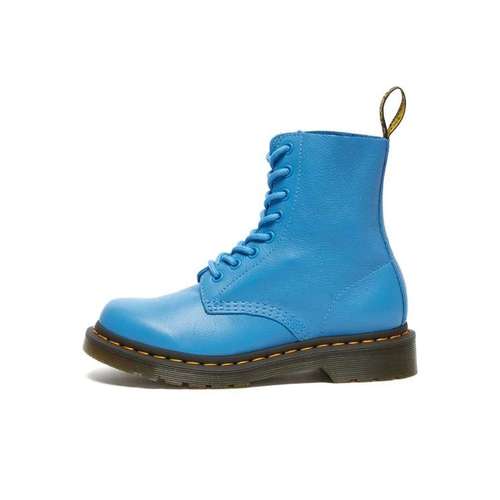 Dr.Martens 1460 Кожаные Короткие Армейские Ботинки Женские Средне-Синие