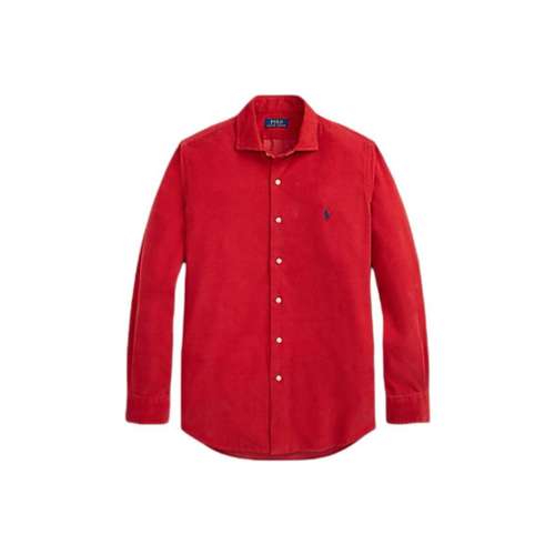 Polo Ralph Lauren Red Men's Shirts Поло Ralph Lauren Красные Мужские Рубашки