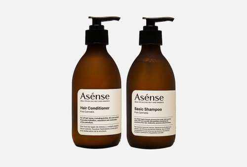 Подарочный набор: Шампунь и Кондиционер для волос | Asense | Pure Cannabis