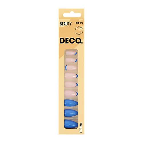 DECO. Набор накладных ногтей с клеевыми стикерами BEAUTY