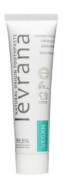 Levrana Natural Origin Toothpaste Max Fresh