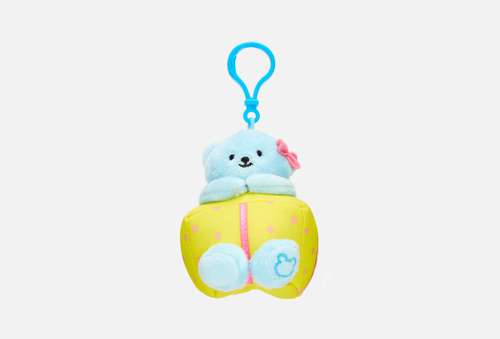 Брелок | Dailylike | Jelly bear stuffed toy keyring 04 Soda