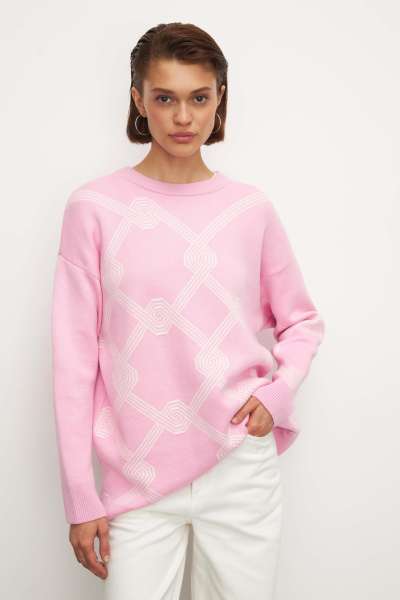 Свитер из хлопка pattern CHARMSTORE