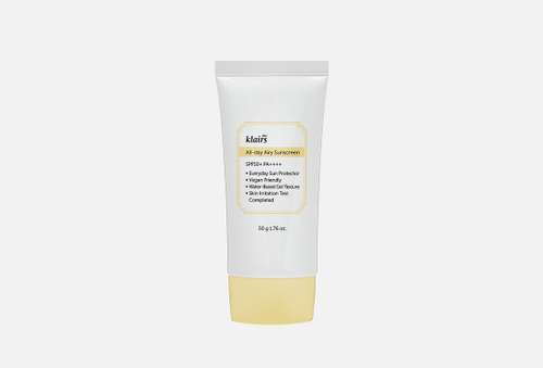 Солнцезащитный крем для лица SPF 50+ | Dear, klairs | All-day Airy Sunscreen