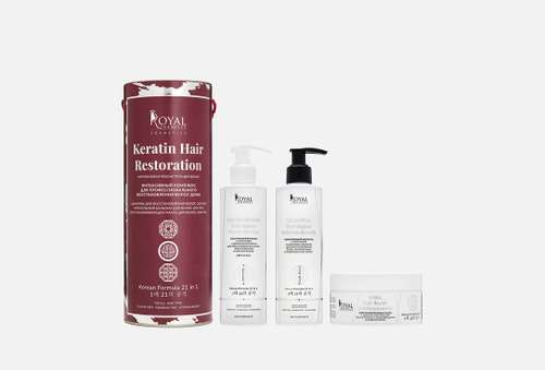 Набор для ухода за волосами | Royal Samples  | KERATIN HAIR RESTORATION