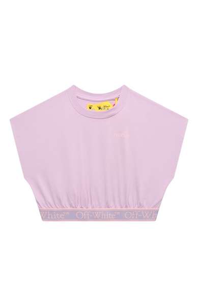 Детское: Хлопковый топ Off-White