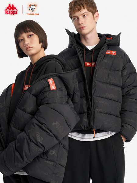 Пуховик Kappa x Virtus.pro, Черный