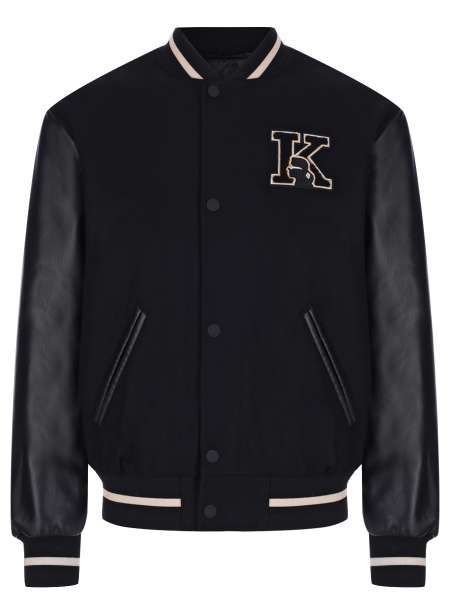 Бомбер комбинированный, KARL LAGERFELD, 505043 544799/990