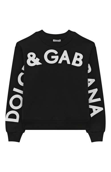 Детское: Хлопковый свитшот Dolce & Gabbana