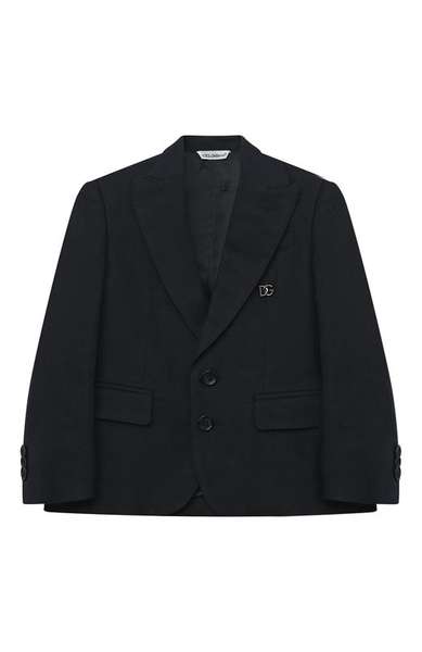 Детское: Льняной пиджак Dolce & Gabbana