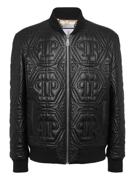 Куртка кожаная, PHILIPP PLEIN, AAEC-MLB2015-PLE010N_02