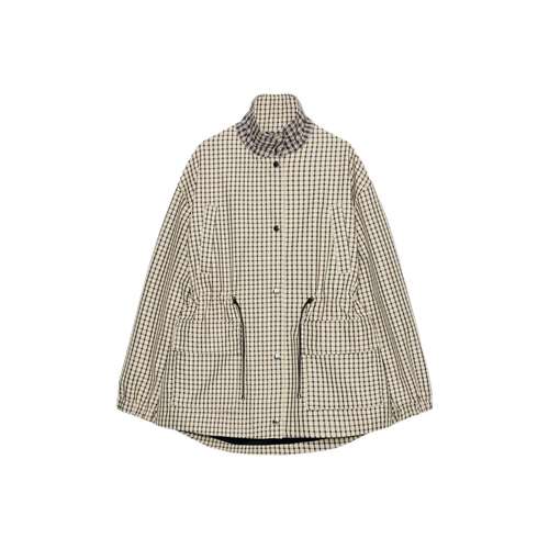 ZARA Морозный Белый Женский Куртки
