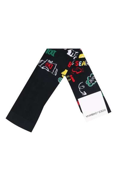 Детское: Хлопковые колготки Dolce & Gabbana
