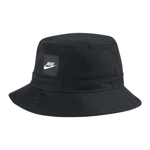 Шляпы-ведро Nike из хлопка унисекс черные