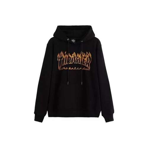 Thrasher Худи-ханьфу Платье US Version Унисекс Черное