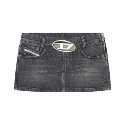 Diesel Джинсовые короткие юбки Женские Черный