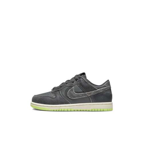 NIKE Dunk SE 'Хэллоуин' Противоскользящий Устойчивый к истиранию Низкий Верх Детские Скейтбординги Серый Зеленый