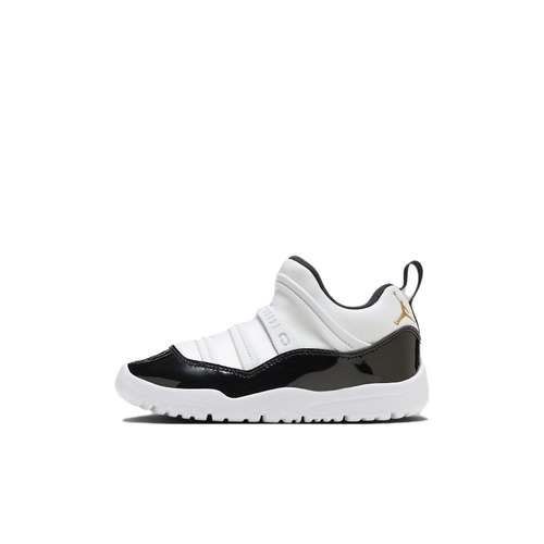 Jordan Air Jordan 11 Low Топ Детские Баскетбольные Кроссовки Белый Черный Малыш