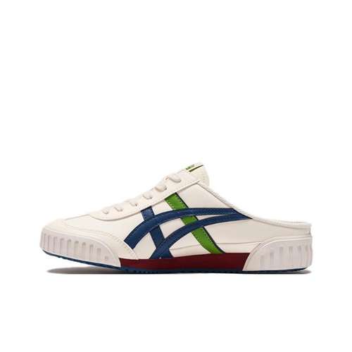 Onitsuka Tiger Machuation Sabot Синтетическая кожа Амортизация Противоскользящий Низкий верх Повседневная обувь Унисекс
