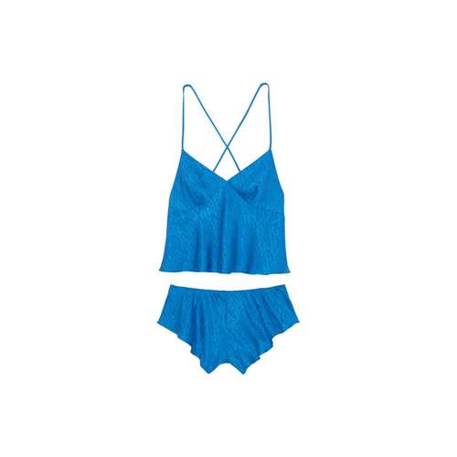 Victoria's Secret Пижамный комплект Magic Цветочный Женский VIBRANT Синий