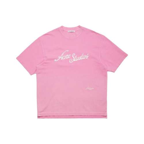 Acne Studios SS25 T Рубашка Унисекс Пузырьки Порошок