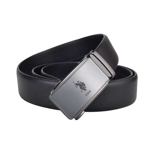 U.S. POLO ASSN. Ремни из коровьей кожи с эффектом перенесенной кожи мужские 3,5 см