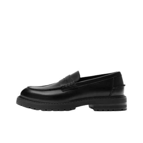 ZARA Лоферы Мужские Черные