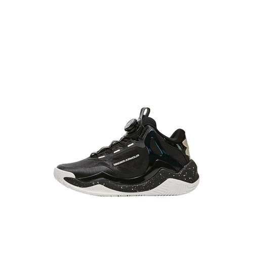 Under Armour Basketball Collection Ткань Амортизация Устойчивость к истиранию Отскок MID Баскетбольные кроссовки Детские